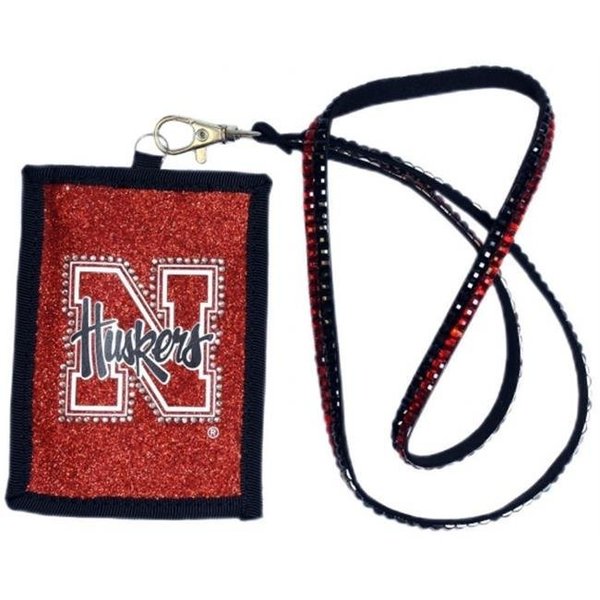 Rico Industries Nebraska Cornhuskers Wallet Beaded Lanyard Style Script Logo 9474654077